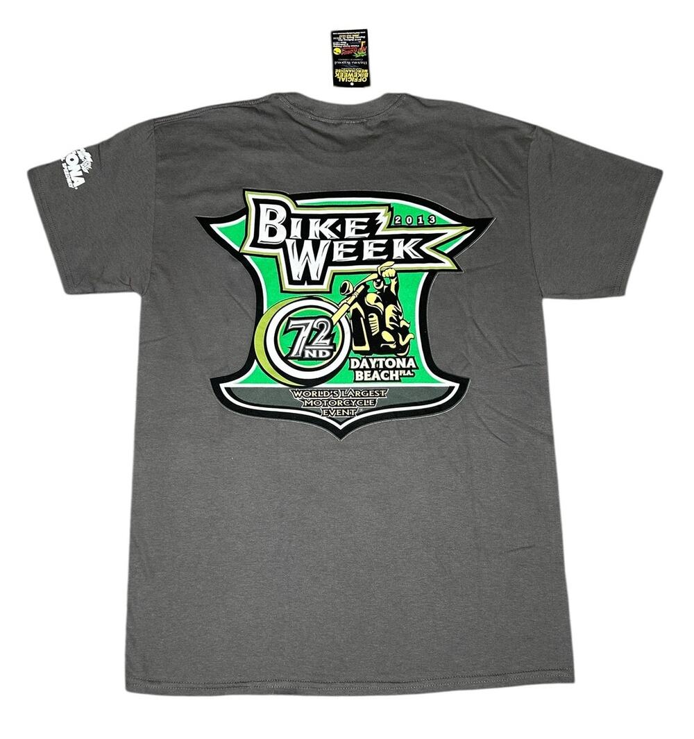 Vintage Daytona Beach 72nd Bike Week Biker T-Shirt
